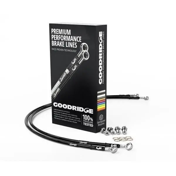 BRAKE HOSE KIT FOR AUDI TT COUPE/ROADSTER MK2 3.2 V6 QUATTRO 8J3 - 312MM DISKS 2006-2010 - Dark Road Performance - GOODRIDGE