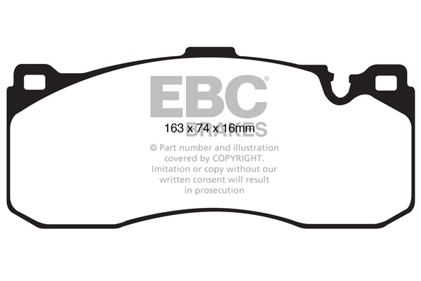 EBC BMW E82 Yellowstuff Street/Track Front Brake disc & pads 135i