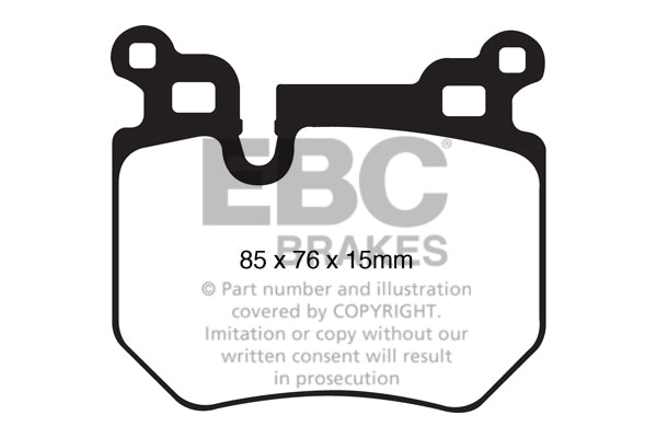 EBC BMW E82 Yellowstuff Street/Track Pad & Line Kit 135i