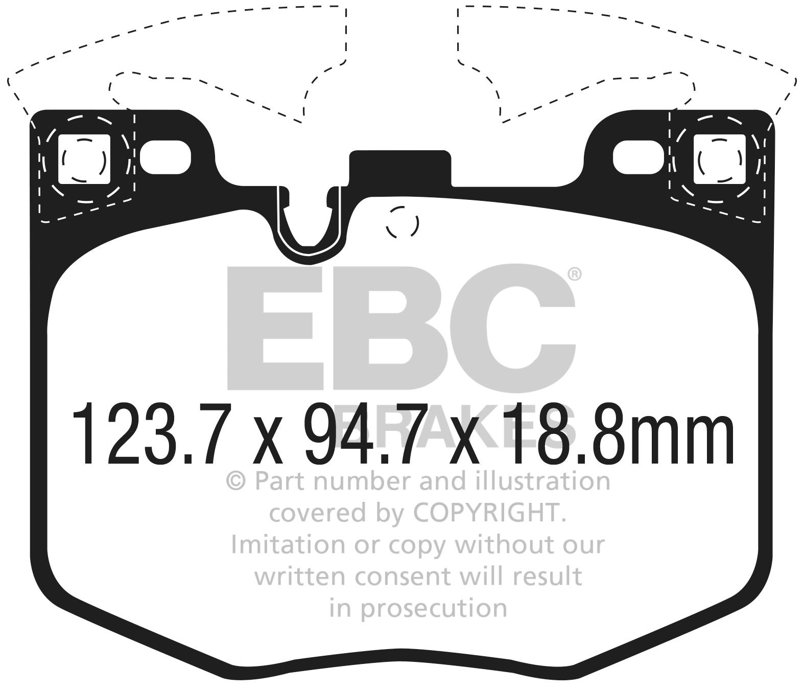 EBC BMW TOYOTA Yellowstuff Street and Track Front Brake Pads - Brembo Calliper Inc. G20 M340i, G30 M550i, G29 Z4 M40i & GR Supra