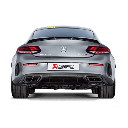 Mercedes AMG C63 Coupe C205 | Akrapovic | Evolution Line System - For vehicles with Mercedes-AMG Performance exhaust System - For vehicles without Mercedes-AMG Performance exhaust System