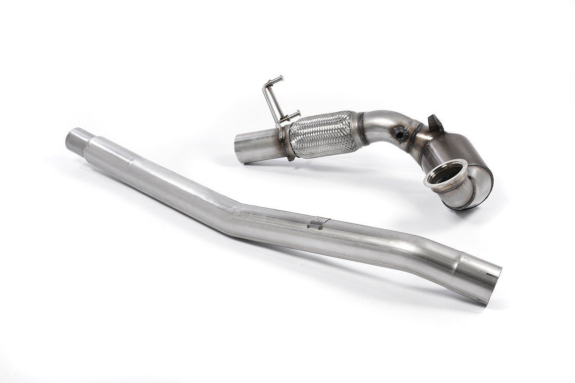 Milltek Large Bore Downpipe and Hi-Flow Sports Cat Golf MK7 - 7.5 GTI OPTIONS