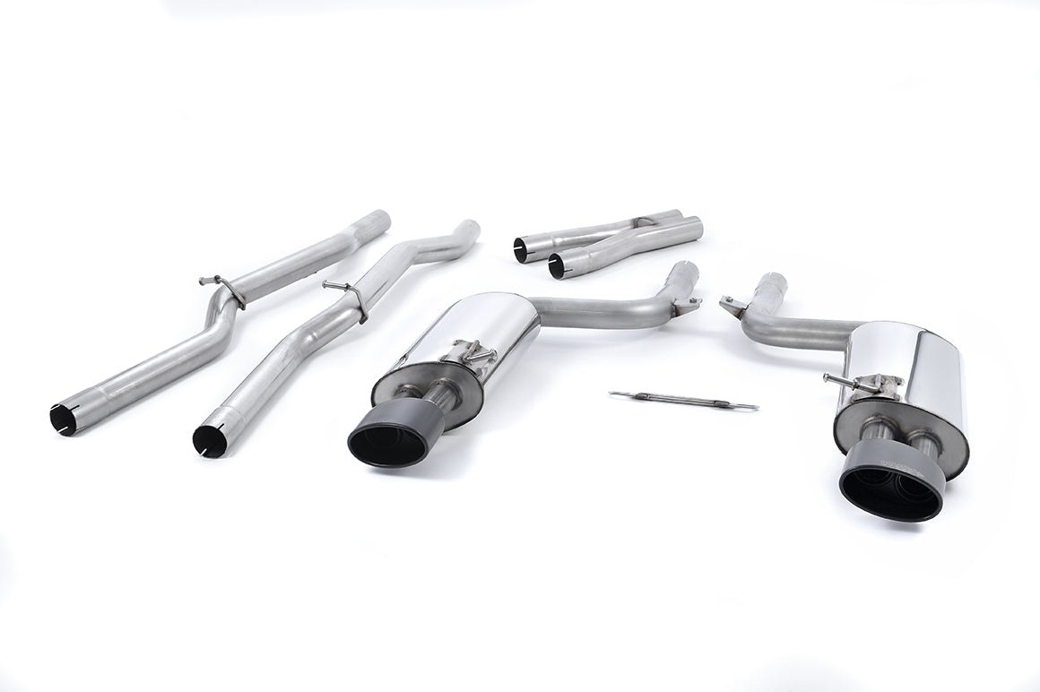 Milltek Non-Resonated Non-Valved Cat-Back Exhaust Audi RS4 B7 *OPTIONS*