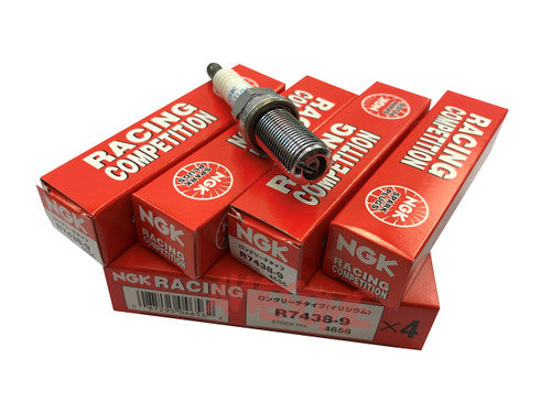 NGK Competition R7438-9 x4 Angled Ground Strap Spark Plug Set - 2.0 TSI EA888 Gen3 IS38