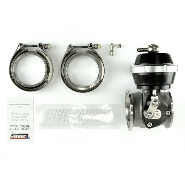 Pneumatic Vacuum-Based Straight Gate50 Wastegate black, 6 psi | Turbosmart