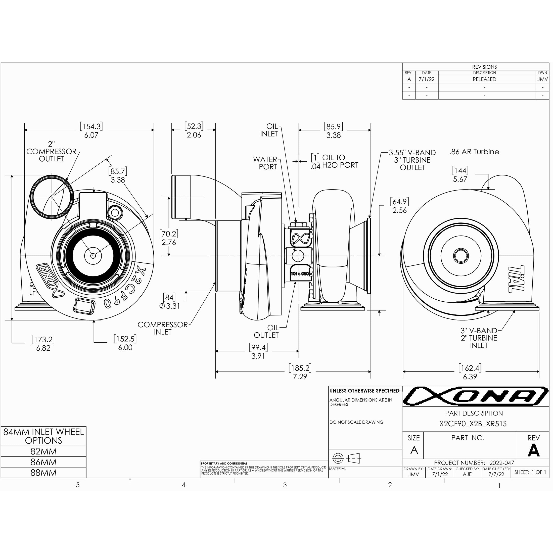 Xona Rotor X2CF90 XR4951S | 300-510 bhp | Performance Turbo