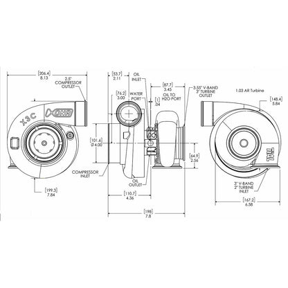 Xona Rotor X3C XR10569S | 550-1100 bhp | Performance Turbo