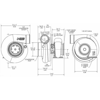 Xona Rotor X4C XR10569S | 550-1100 bhp | Performance Turbo